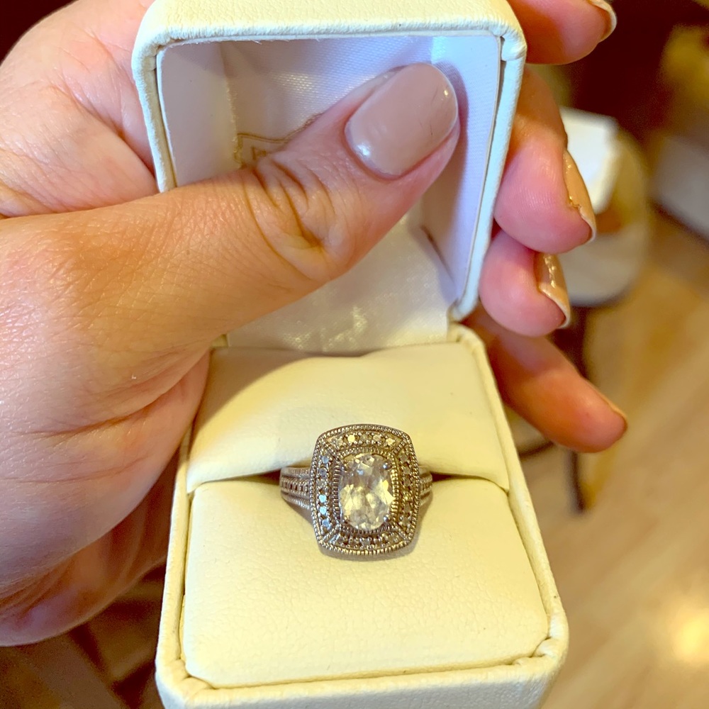 White Sapphire Ring